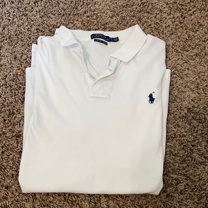 Ralph lauren white polo